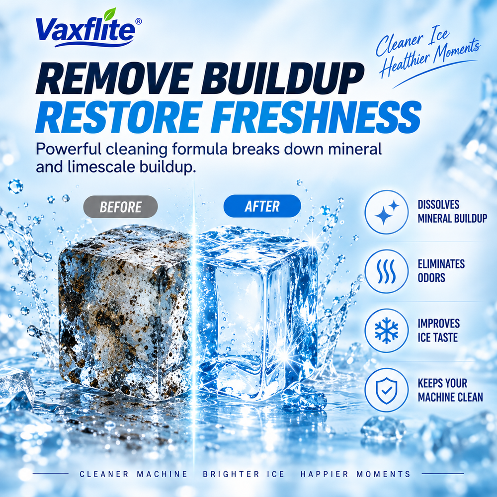 Ice machine cleaning before and after