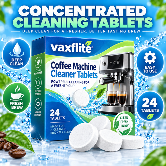 ☕ Vaxflite Coffee Machine Cleaner Tablets | 24 Tabs ✨